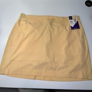 Elegant Cream Mini Skirt